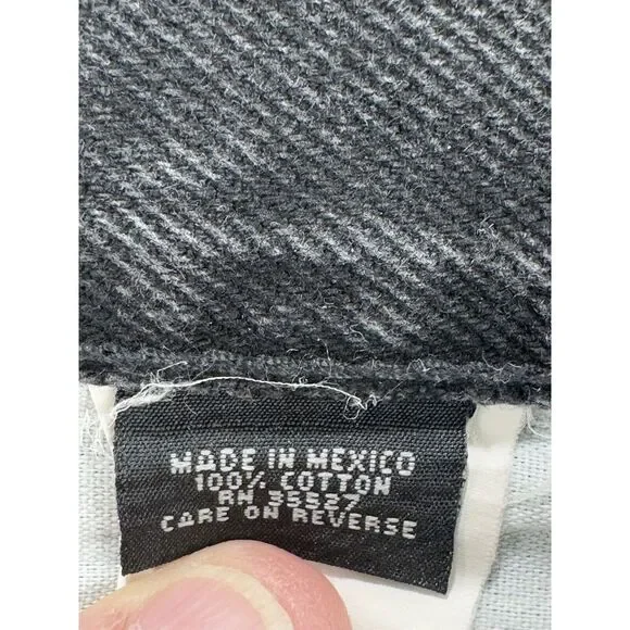 Marithe Francois Girbaud VTG Jeans Men 36x31 Black Baggy Wide Leg Y2K 90s Skater